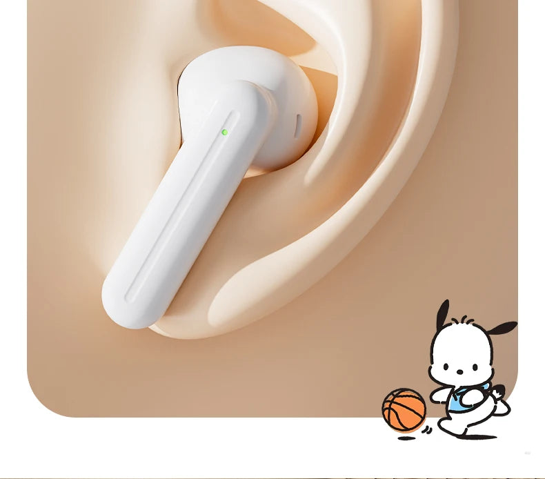 Hello Kitty Bluetooth 5.2 Earbuds – Cute, Wireless & Waterproof