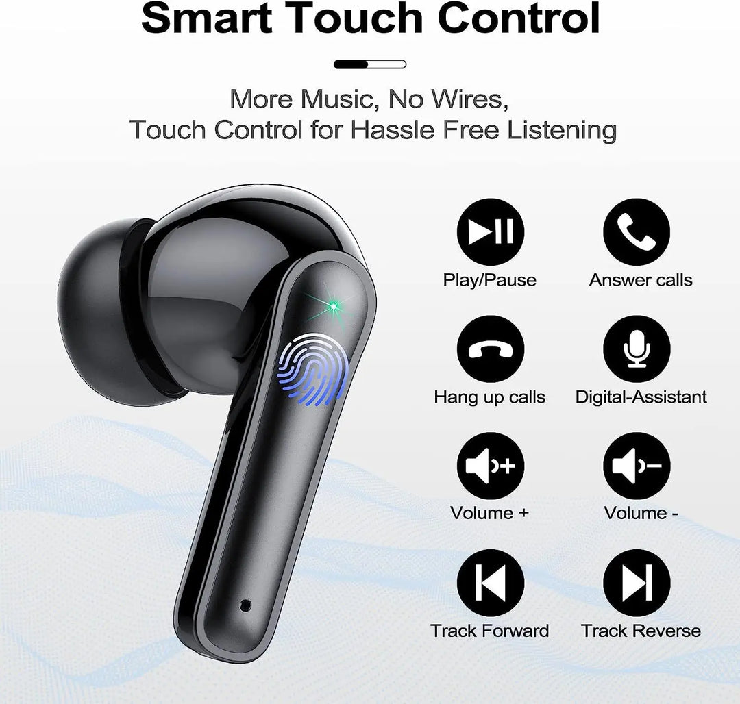PYLV TWS Bluetooth 5.3 Earphones – Noise Reduction, Low Latency