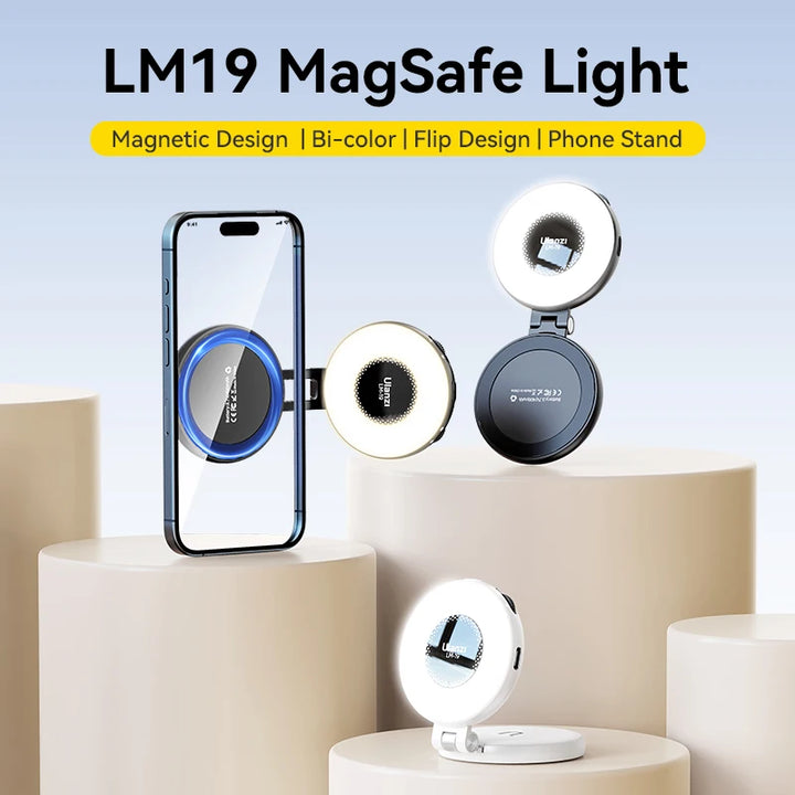 Ulanzi LM19 MagSafe Flip Fill Light – Bi-Color Vlogging Light
