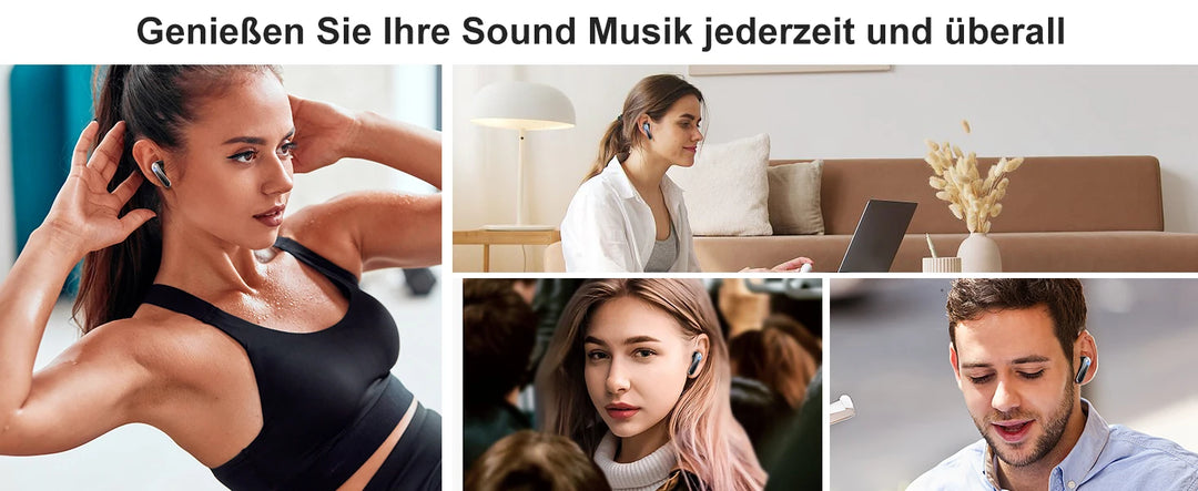 TWS Bluetooth 5.3 ANC Earphones – 36H Playtime, Alexa Support