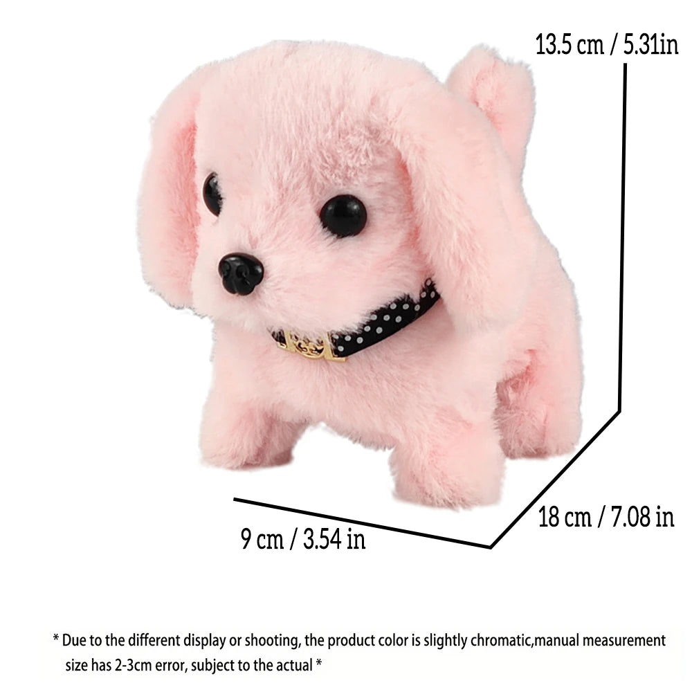 Realistic Plush Puppy Dog – Soft Stuffed Animal Toy