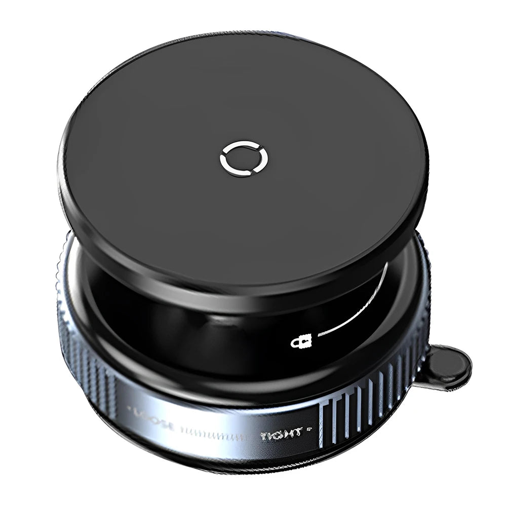 Magnetic Vacuum Car Phone Holder – 360° Dashboard Mount for iPhone & Android