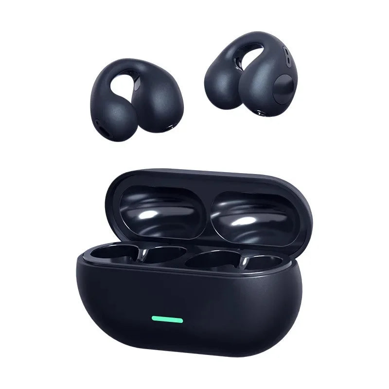 BUNKIMX A02 Wireless Ear Hook Earbuds — Bluetooth 5.1, Sport Fit
