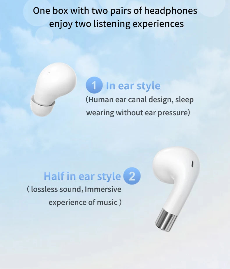 Kebidumei Bluetooth 5.4 Earbuds – ANC, 300H Standby, Waterproof