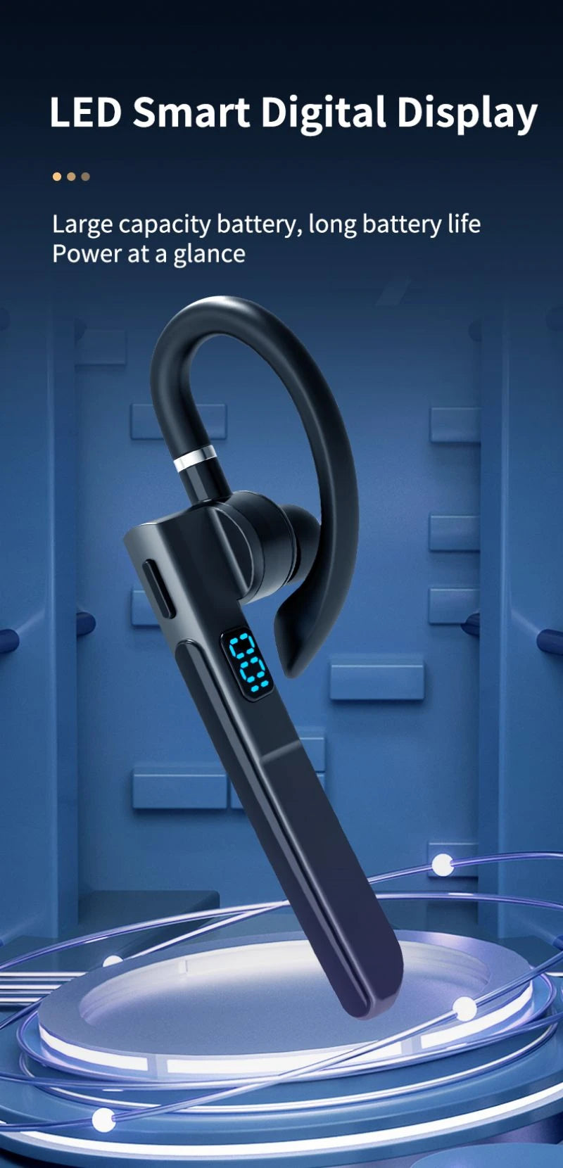 Kebidumei X6 Bluetooth 5.3 Headset – ANC, 15H Playtime, IPX5