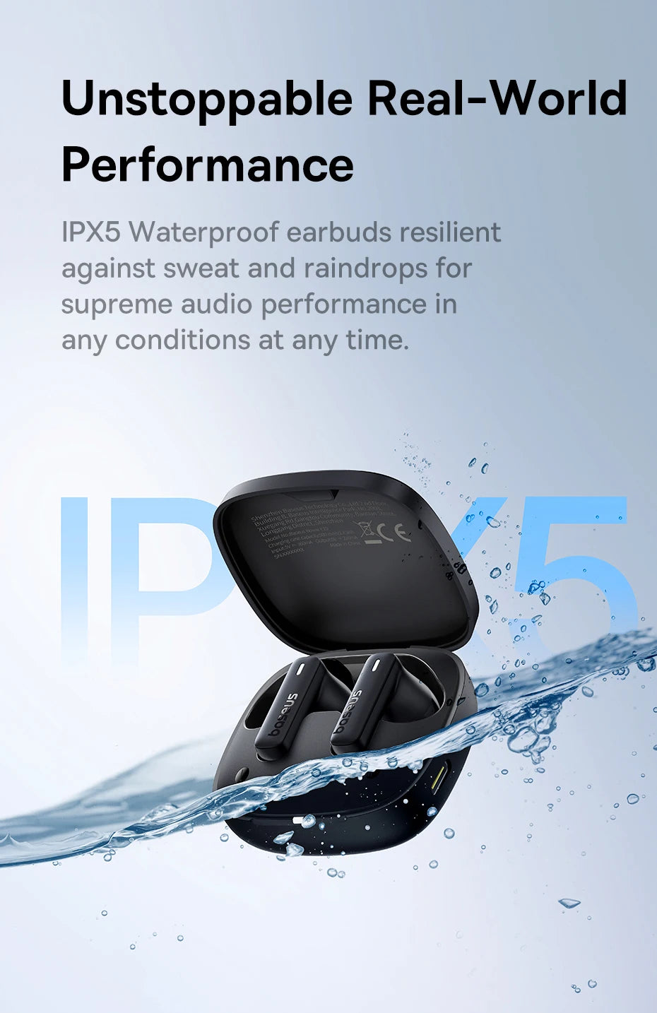 Baseus True Wireless Earphones – 33H Playtime, Waterproof