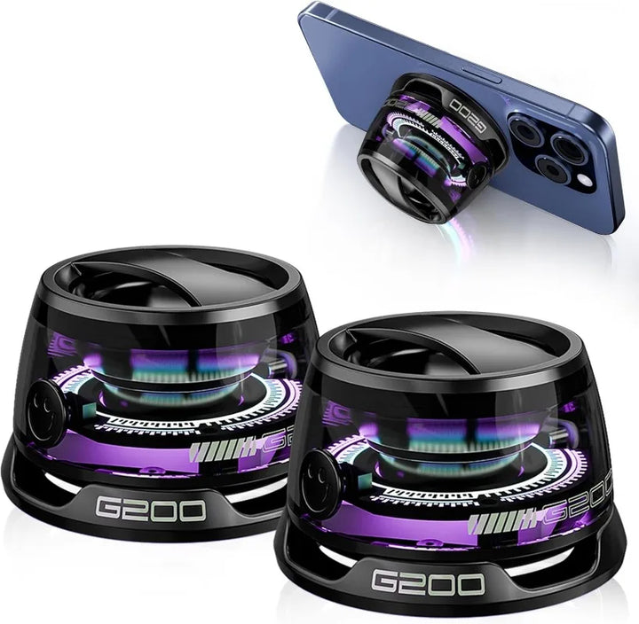 VIKEFON Mini Bluetooth Speaker – Magnetic RGB Speaker with Deep Bass & Bluetooth 5.3 – audio-accessory