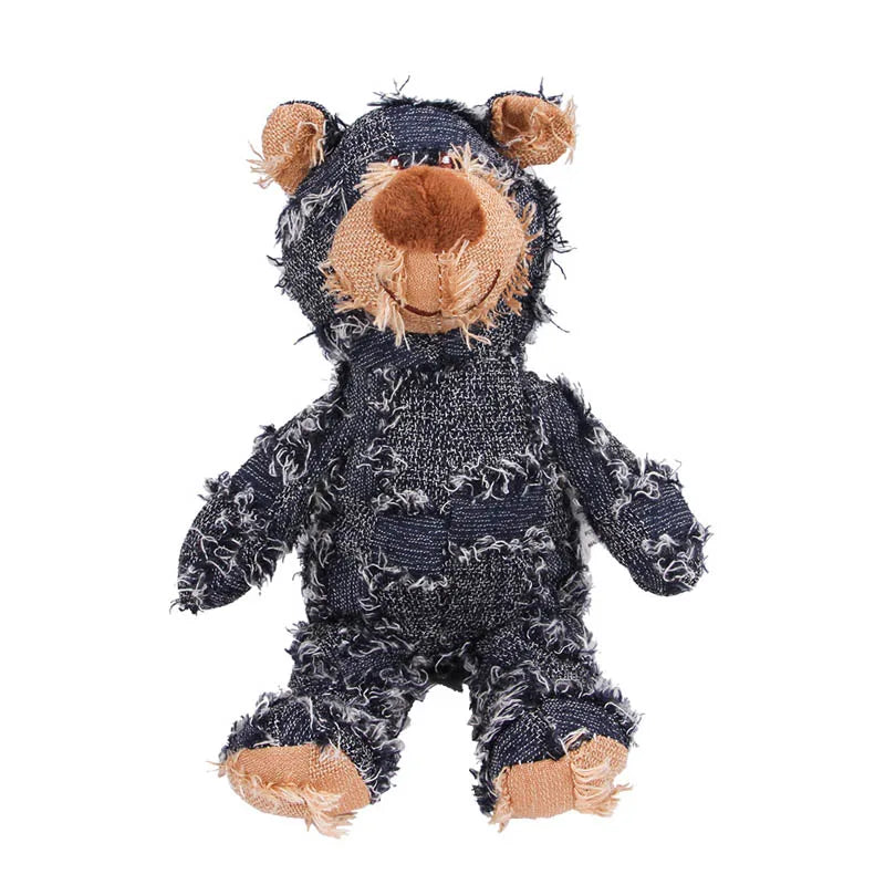 Squeaky Plush Teddy Dog Toy – Soft & Durable Chew Toy
