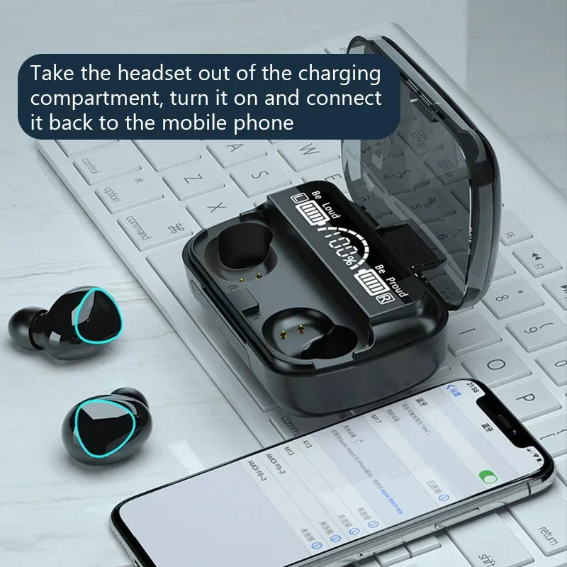 CHUBAN TWS Earphones – Bluetooth 5.1, ANC, Deep Bass, Waterproof