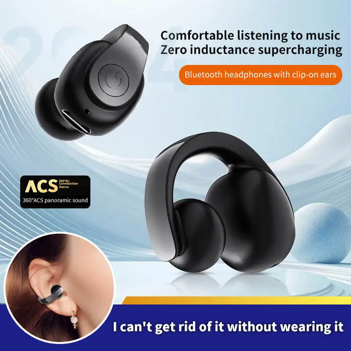 Bluetooth 5.4 Clip-On Sports Earphone – HiFi Wireless – audio-accessory