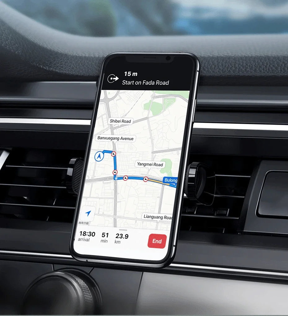 2025 Universal Car Vent Phone Holder – Rotatable, Anti-Slip Mount