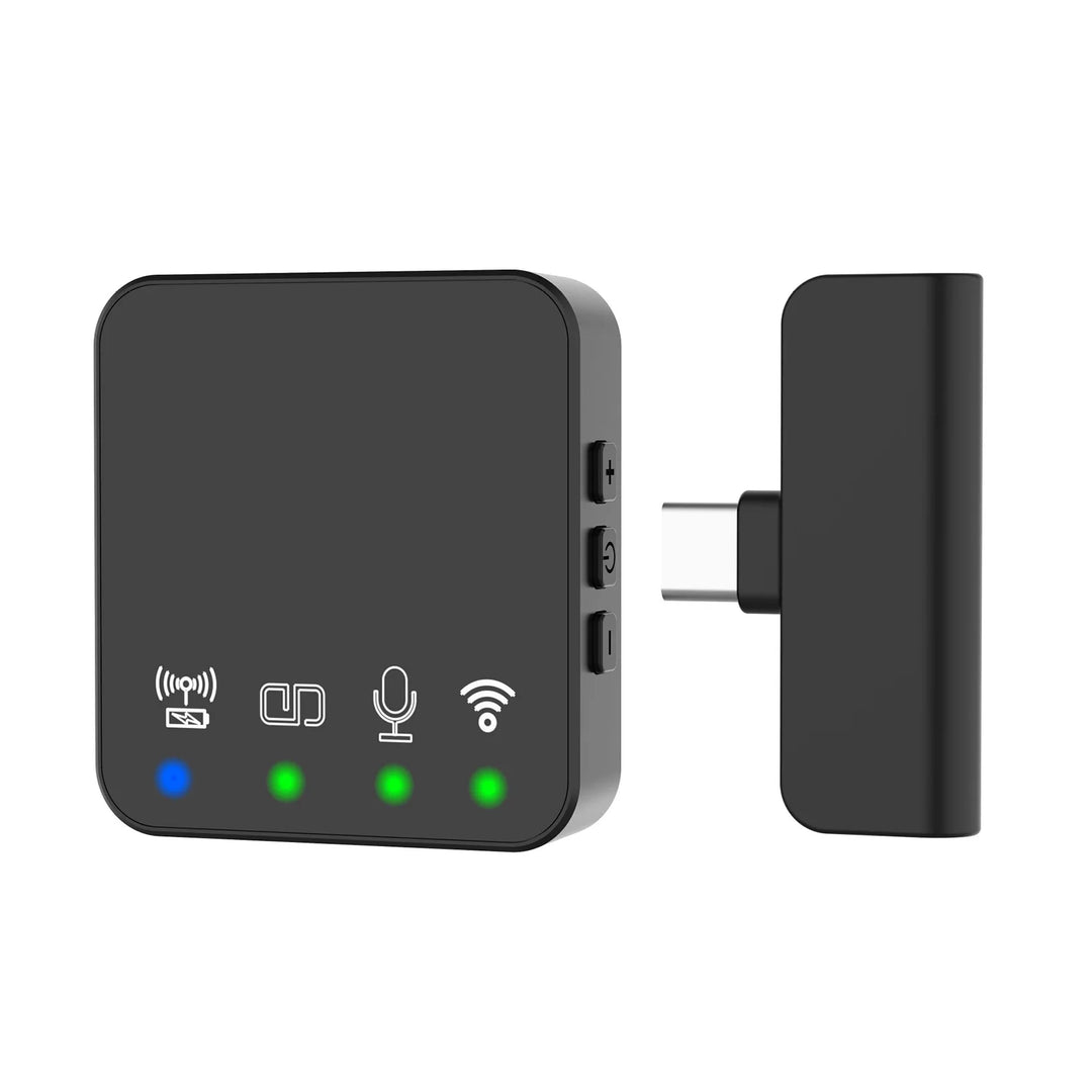 Wireless Magnetic Monitor & Lavalier Mic Kit for Vlogging & Streaming