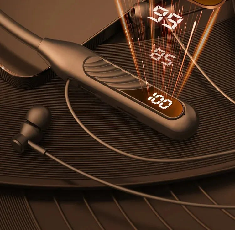 Wireless Bluetooth Earbuds with Touch Control & Charging Display