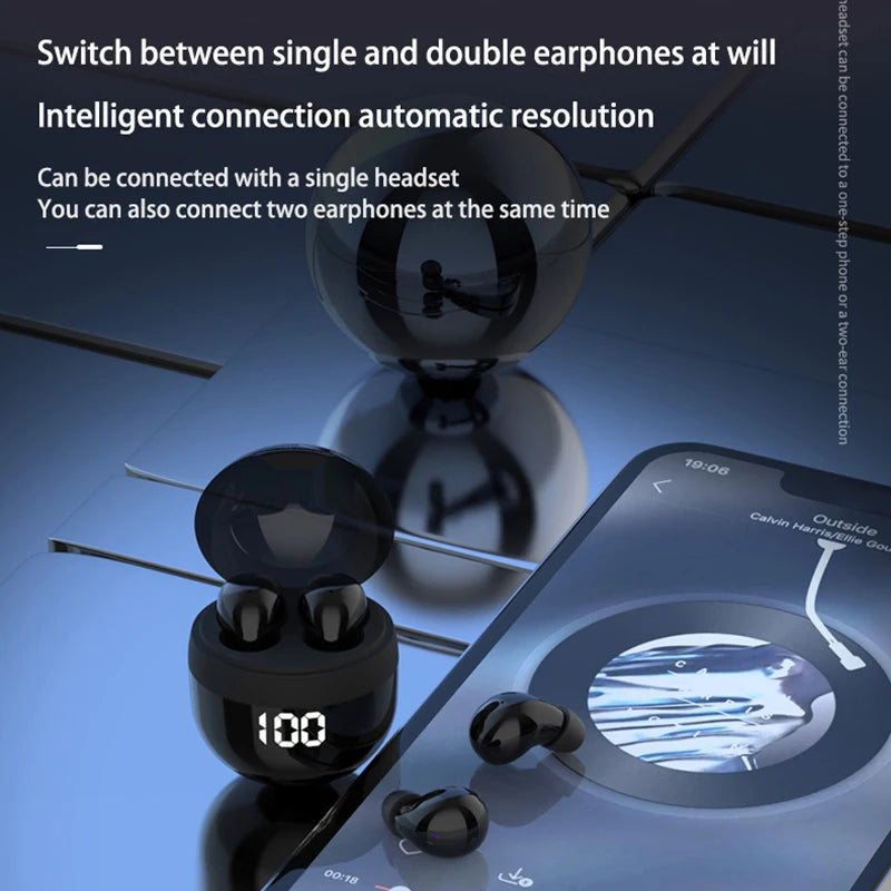 OLOEY Mini TWS Earphones – Bluetooth 5.3, ANC, 24H Battery