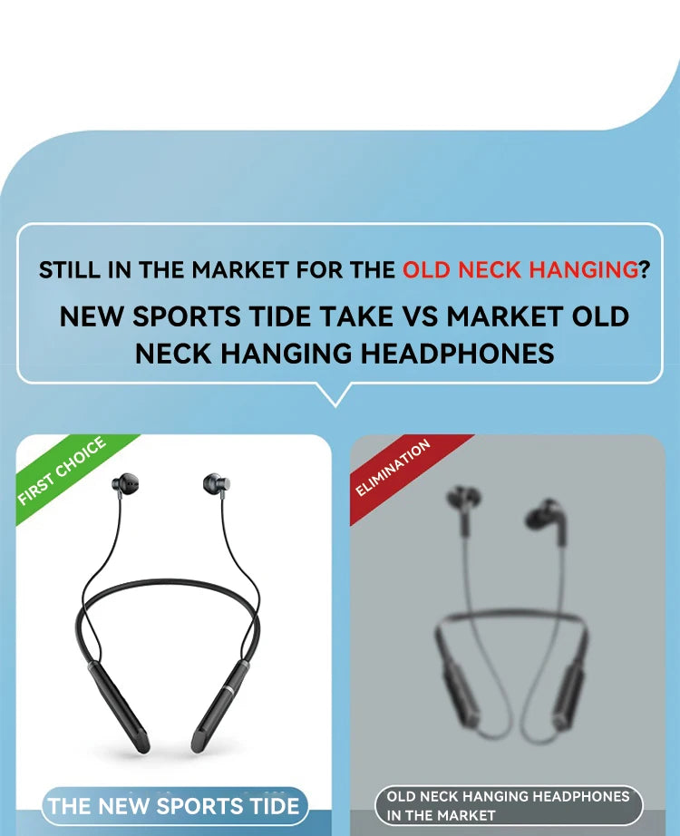 ZUIDID YH08 Neckband Bluetooth Headphones – 54H Battery