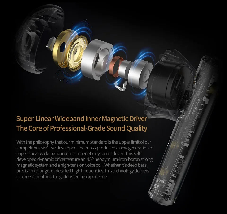 KZ Carol TWS Earphones – Hybrid ANC, 42H Battery, Low Latency