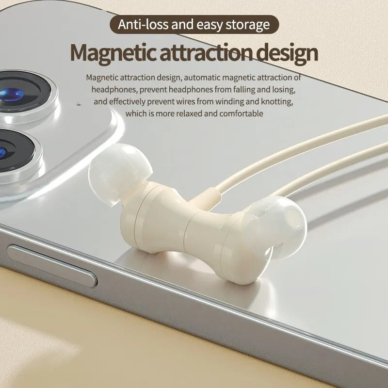 BT-12 Bluetooth 5.3 Neckband Earphones – 50h Battery & Mic