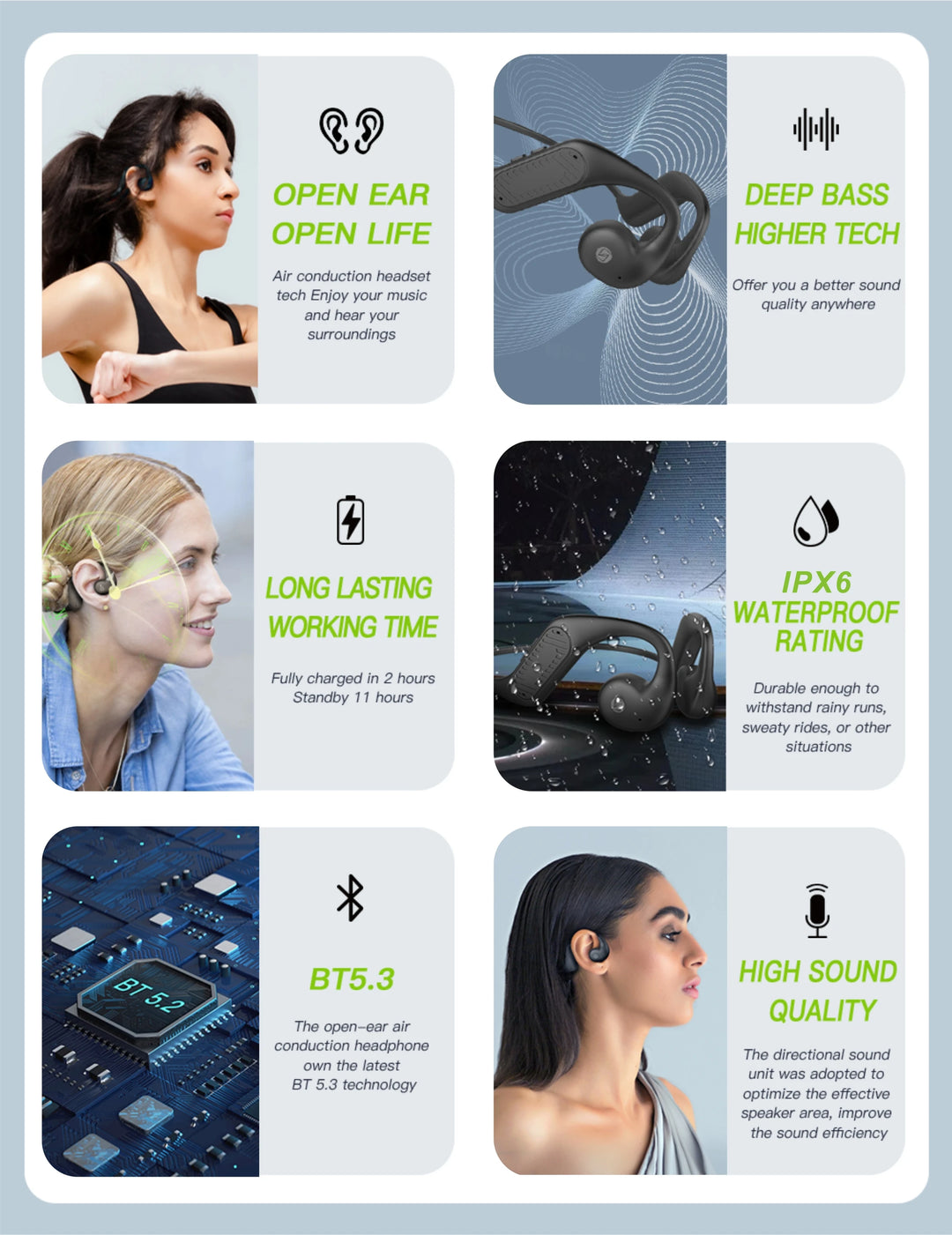 LINAMIX Bluetooth 5.3 In-Ear Headphones | ANC & Waterproof