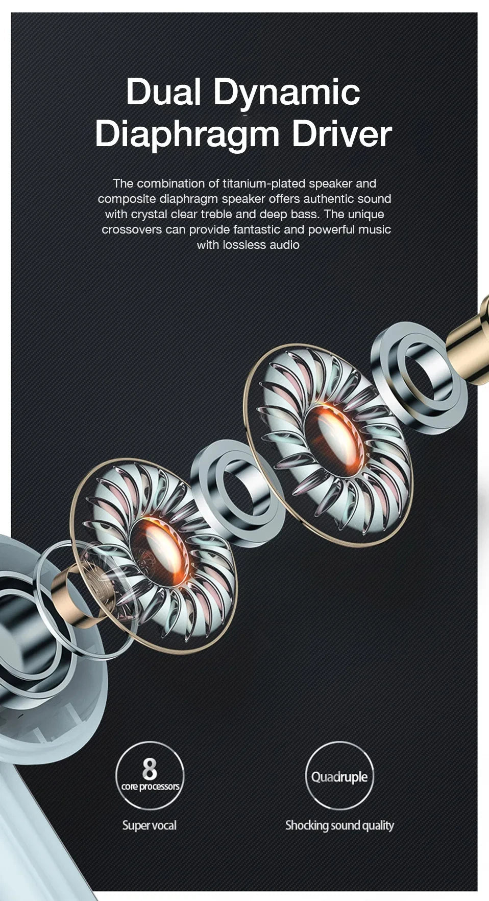 Erilles True Wireless Earphones | ANC Bluetooth In-Ear