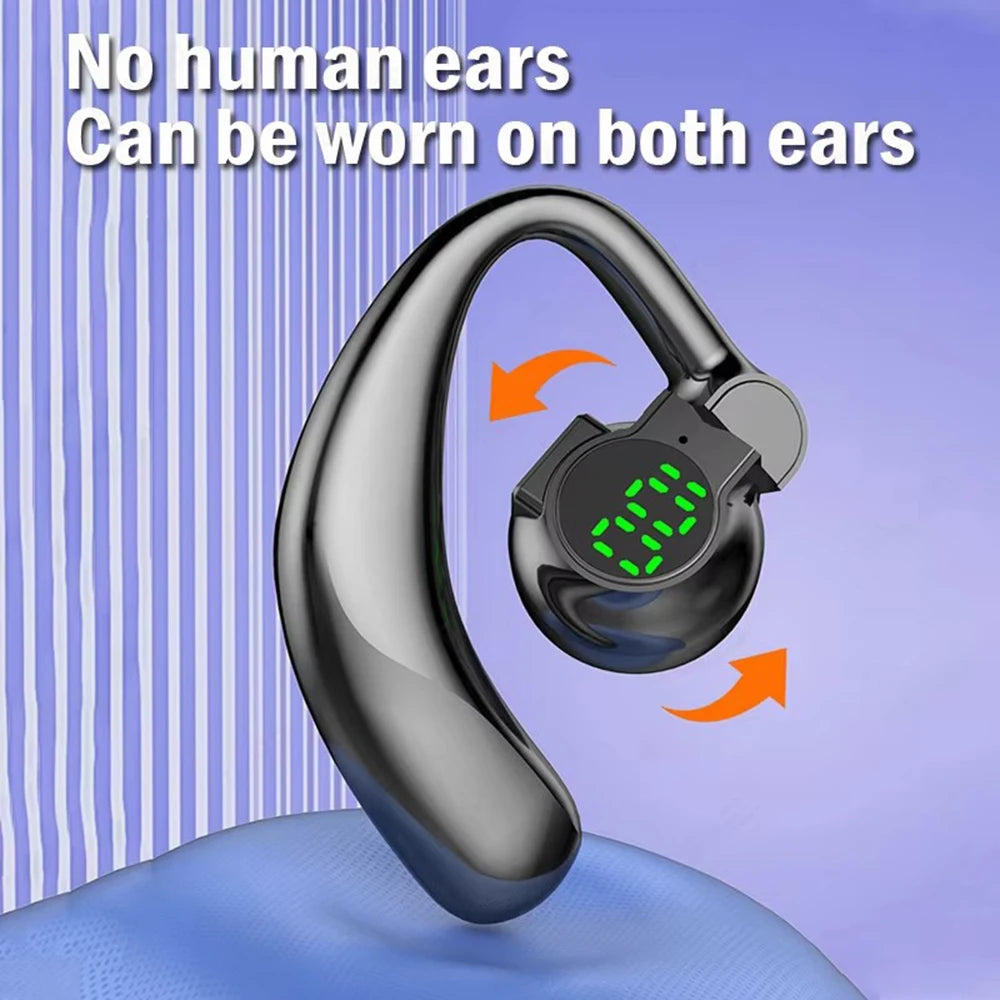 CUGUU Bluetooth 5.4 Ear Hook – Rotatable ENC Noise Cancelling