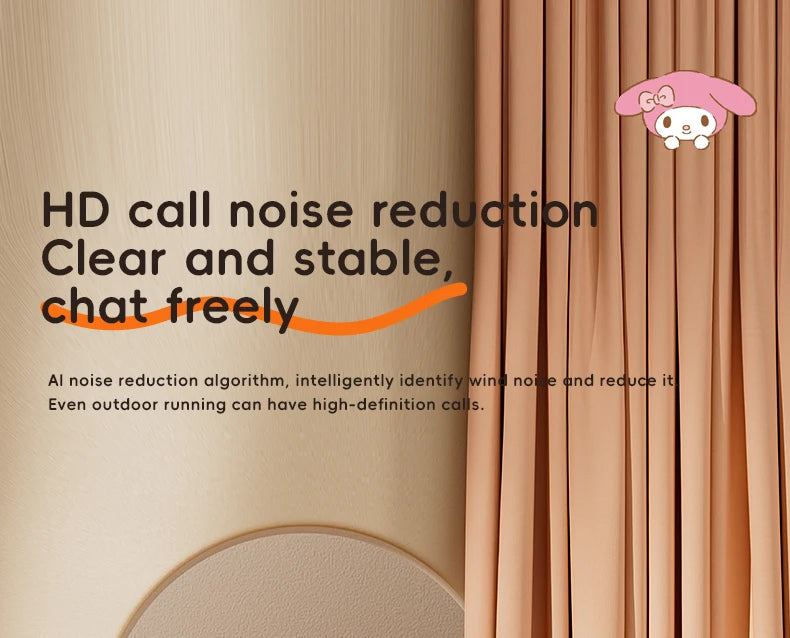 Hello Kitty Bluetooth 5.2 Earbuds – Cute, Wireless & Waterproof