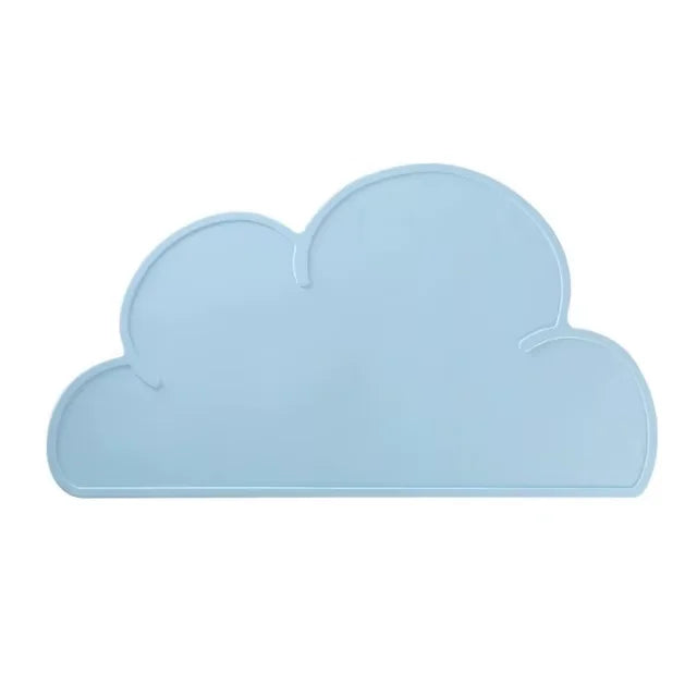 Cloud Pet Placemat – Waterproof Silicone Feeding Mat for Dogs & Cats