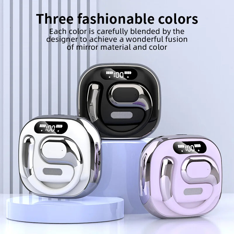 WJOY Bluetooth 5.4 Translation Ear Hook Headphones – 144 Languages