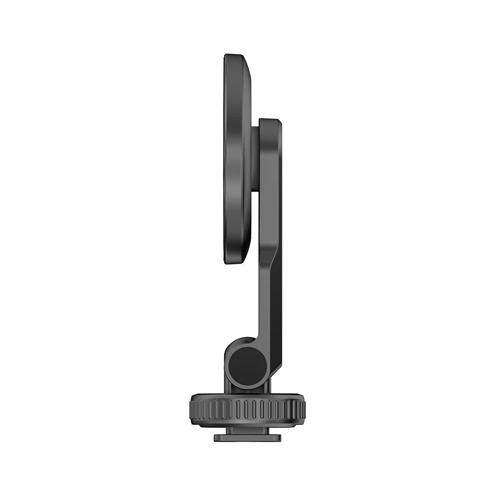BRDRC Magnetic Tripod Mount for iPhone 12–15 – MagSafe Holder with Cold Shoe & 1/4" Thread
