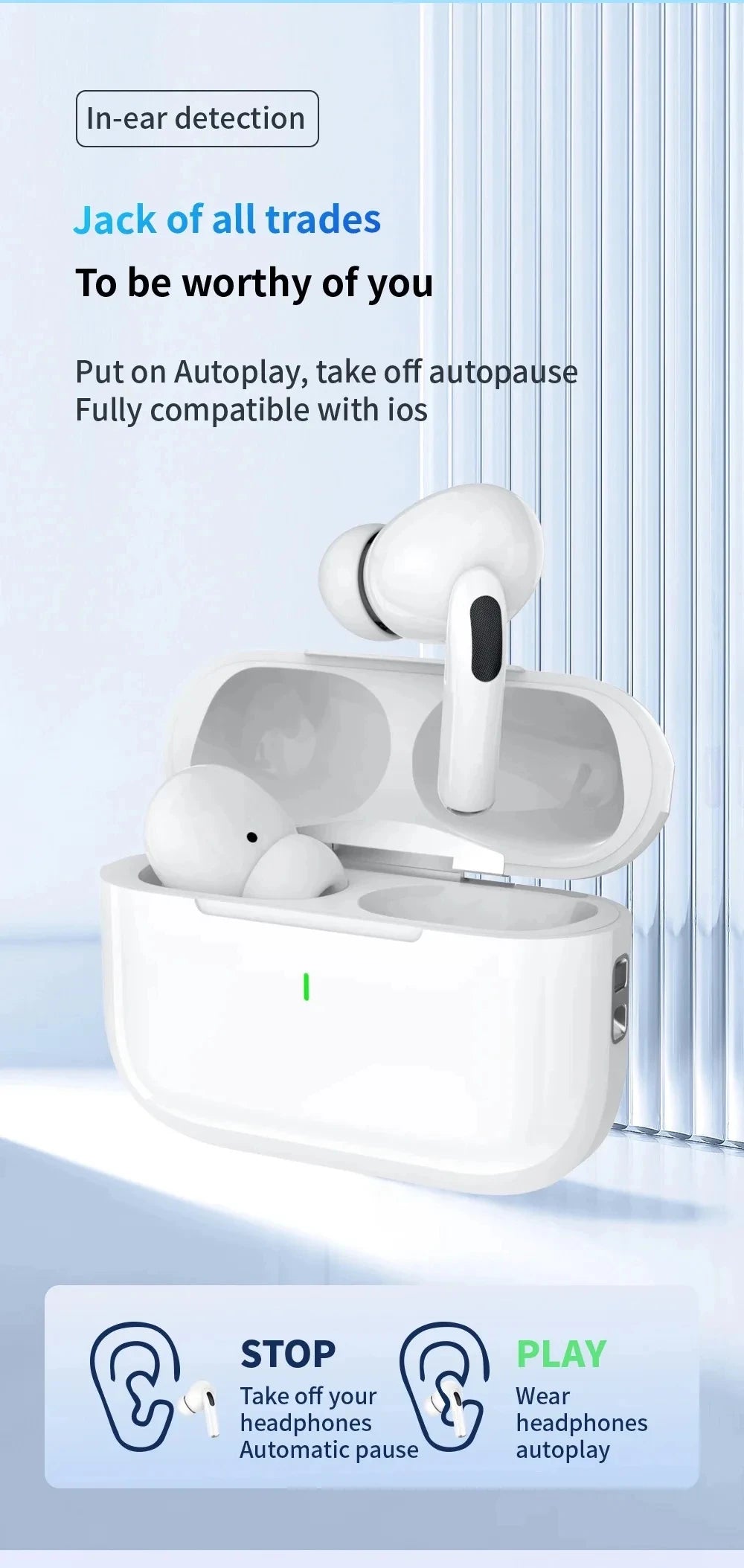 Tideboom TWS Wireless Earbuds – Noise Cancelling, Waterproof – audio-accessory