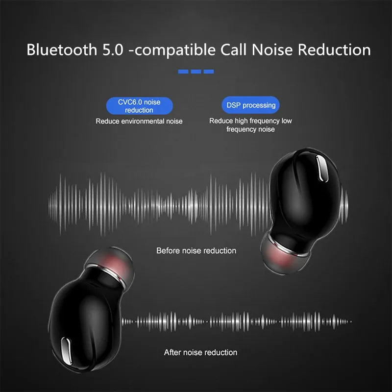 Mini Bluetooth In-Ear Headset X9 – Single Earbud with Mic