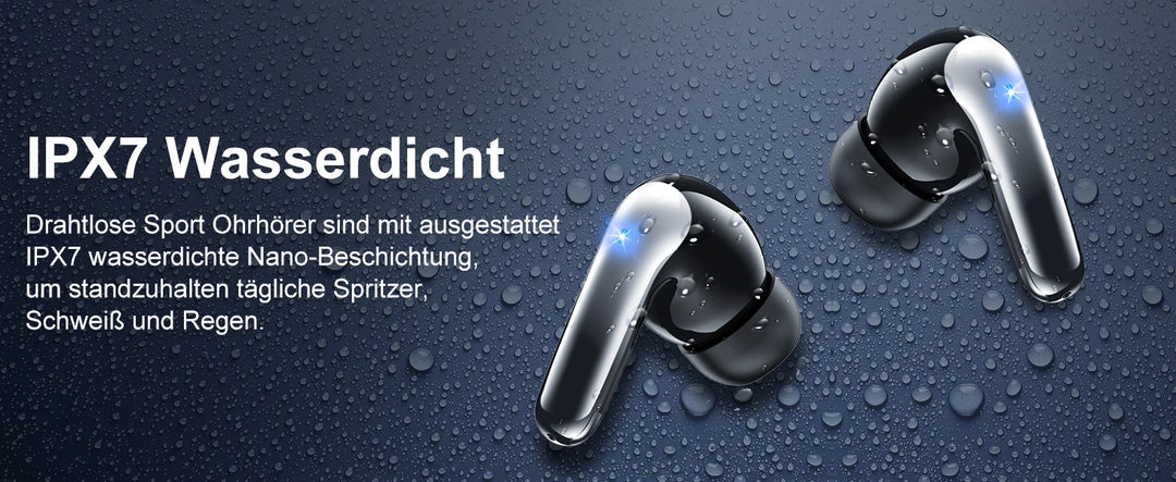 TWS Bluetooth 5.3 ANC Earphones – 36H Playtime, Alexa Support