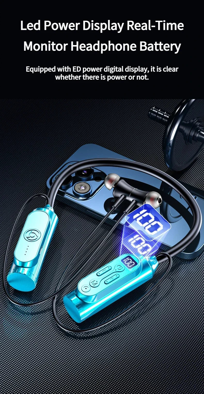Luxuglow Bluetooth 6.0 Neckband – ANC, 12000mAh, IPX7