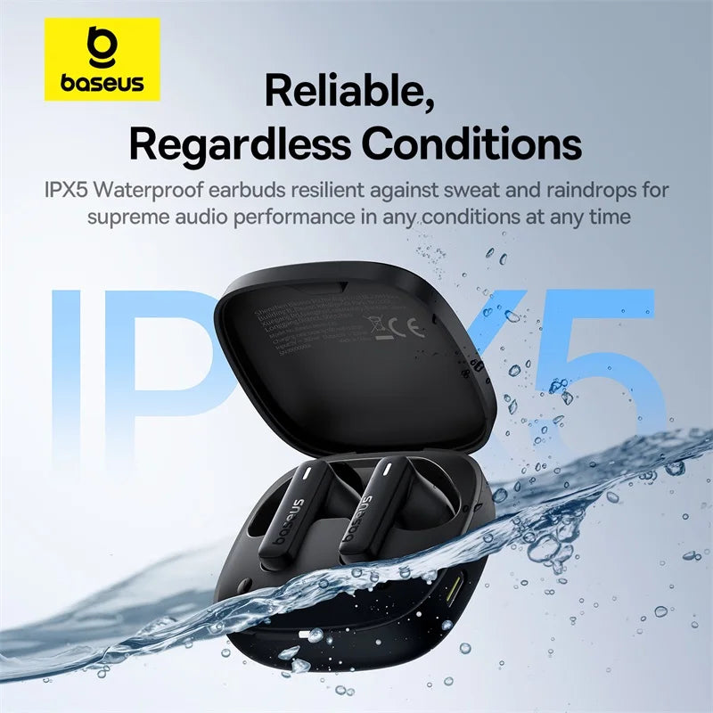 Baseus True Wireless Earphones – 33H Playtime, Waterproof