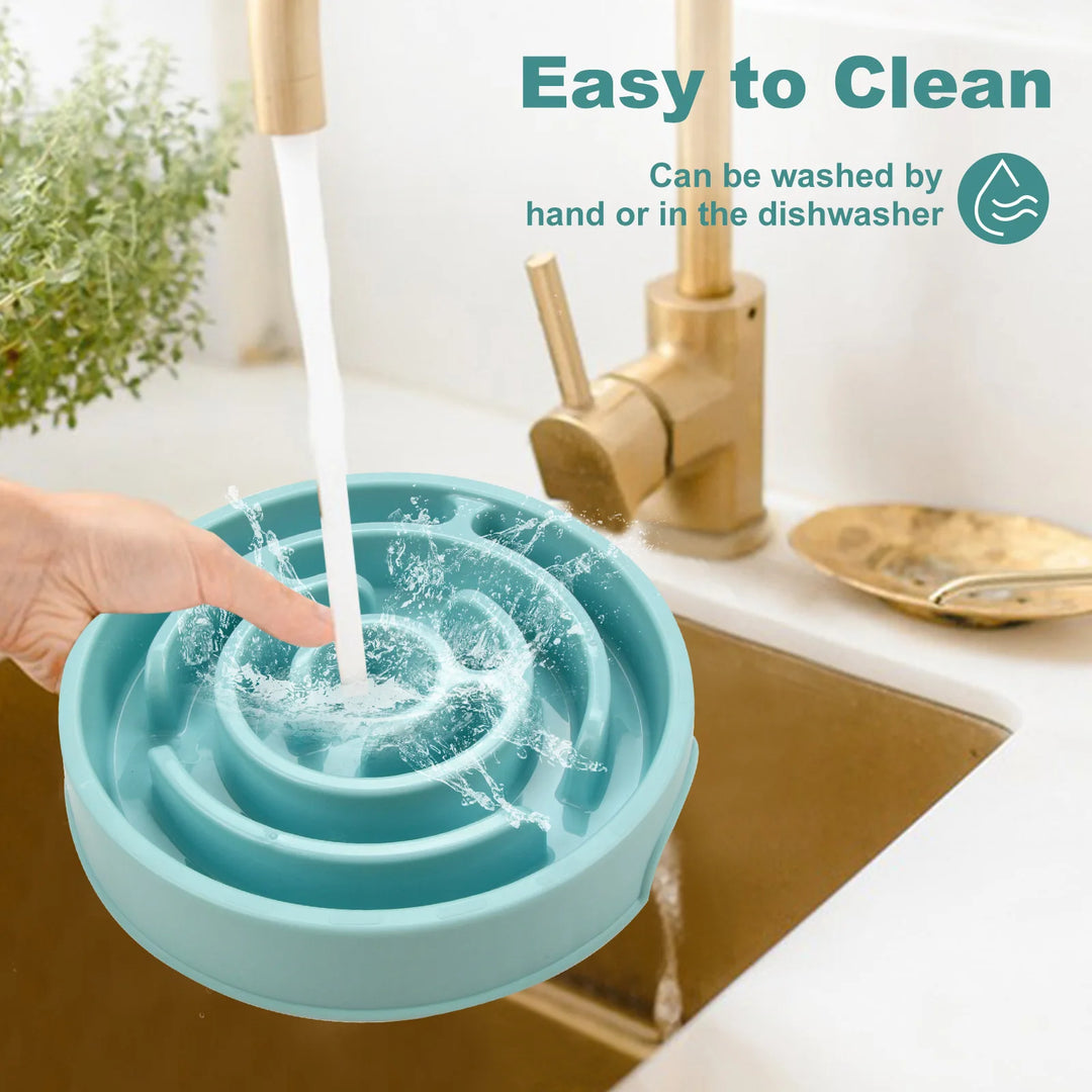 Slow Feeder Dog Bowl – Non-Slip & Anti-Choke Design
