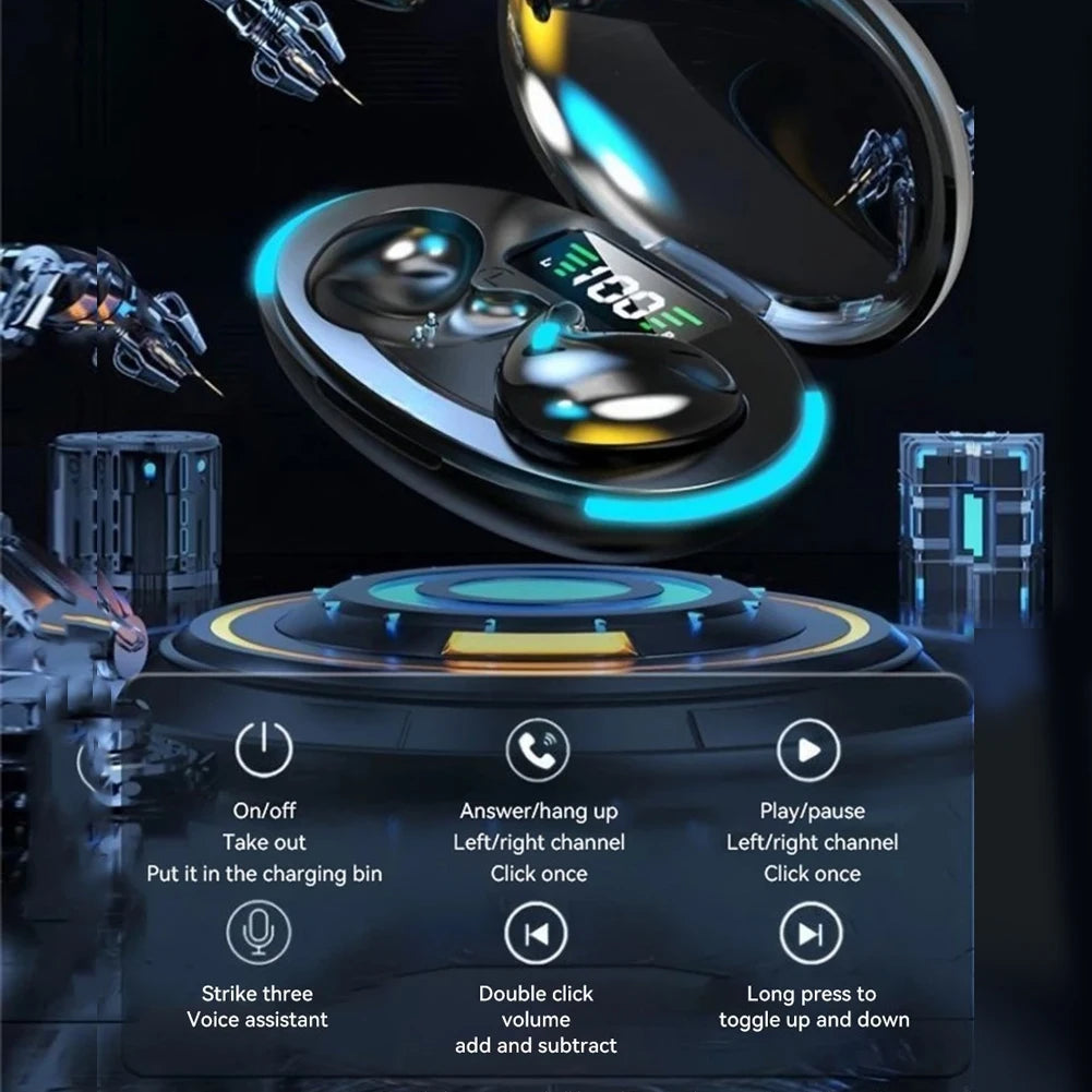 Shunmaii X55 Sleep Earbuds – Bluetooth 5.3 Noise Cancelling In-Ear