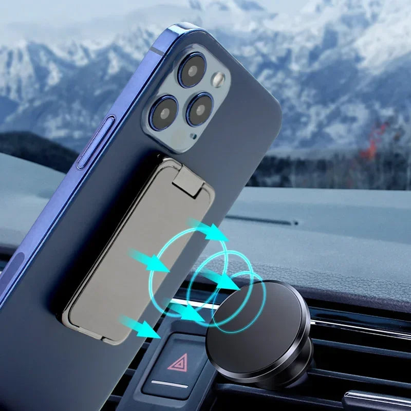 Universal Magnetic Ring Holder Stand – Foldable Grip & Magnetic Mount for iPhone & Android