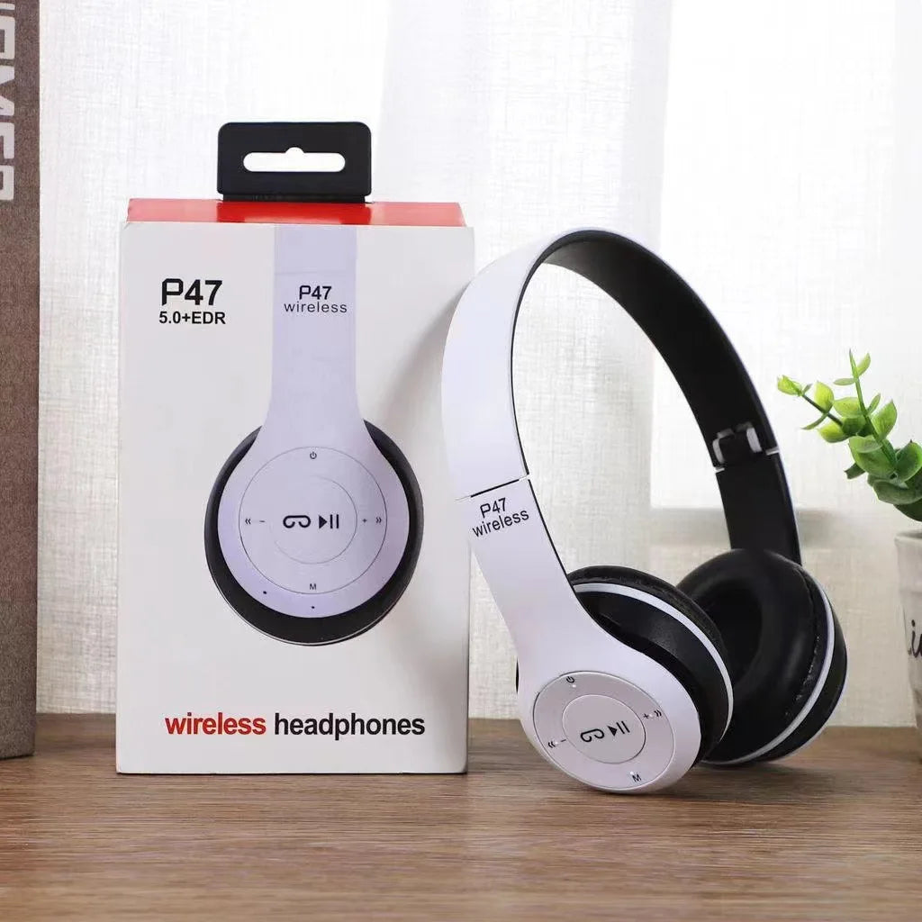 DIXSG P47 Bluetooth 5.0 Over-Ear Headphones – Portable & Waterproof