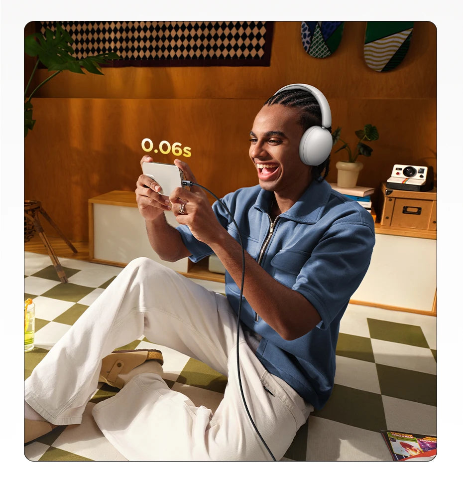 UGREEN Wireless + Wired Headphones – 80 H Battery & Dual Mode