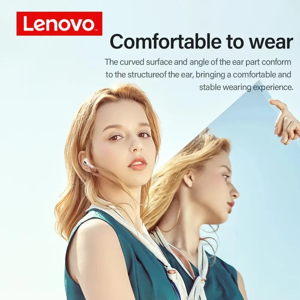 Lenovo LP40 Wireless Earbuds – Bluetooth 5.0 HiFi Sound + Waterproof Charging Case
