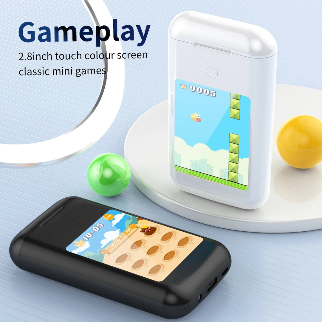 SIMSONLAB TWS Bluetooth 5.3 – 8000mAh Power Bank & MP4
