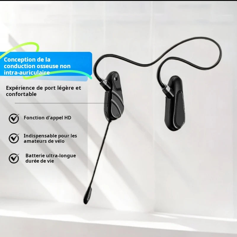 OUKADUN Bluetooth 5.1 Ear Hook – Wireless, Waterproof, 30h