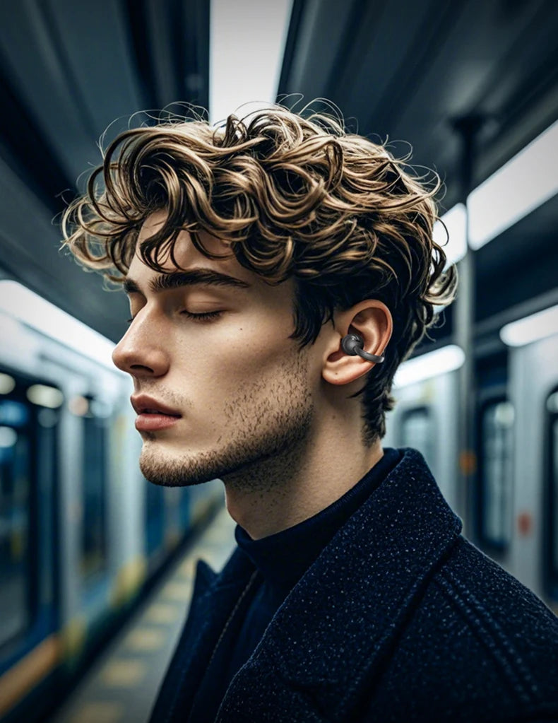 WJOY M100 Bluetooth 5.4 Clip-On Earphones – Translation & Waterproof