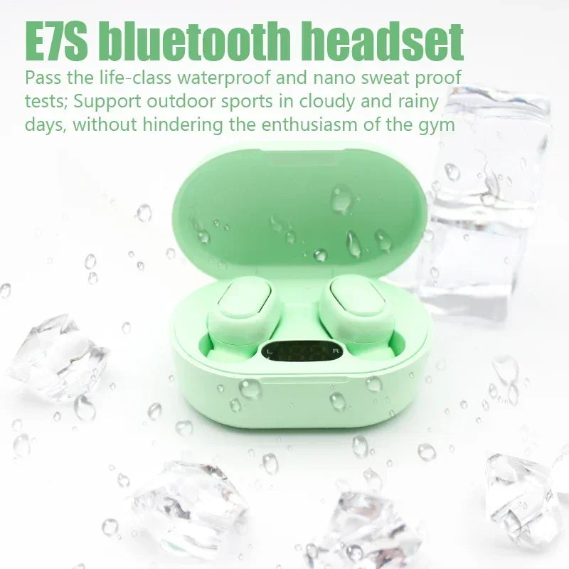 CMAOS E7S TWS Bluetooth Earbuds | Wireless Earphones with Mic