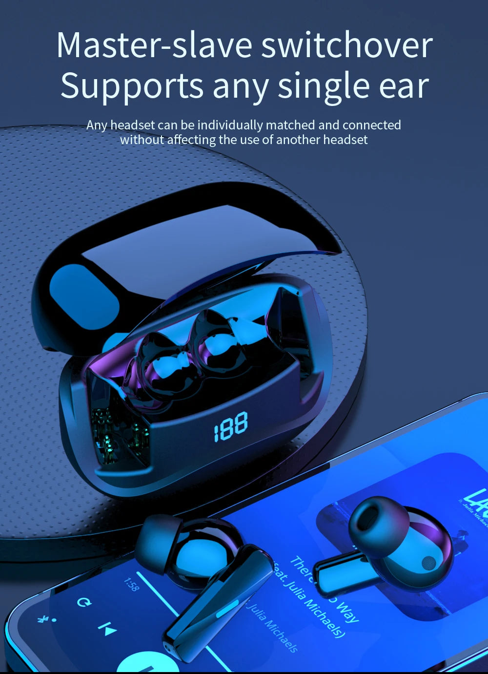 RSRDDY Bluetooth In-Ear Headphones – Balanced Armature Sound – audio-accessory