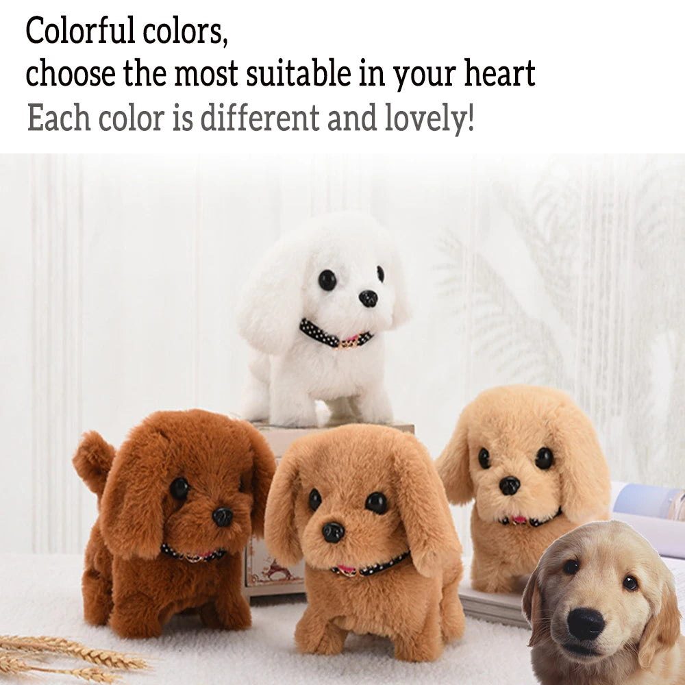 Realistic Plush Puppy Dog – Soft Stuffed Animal Toy