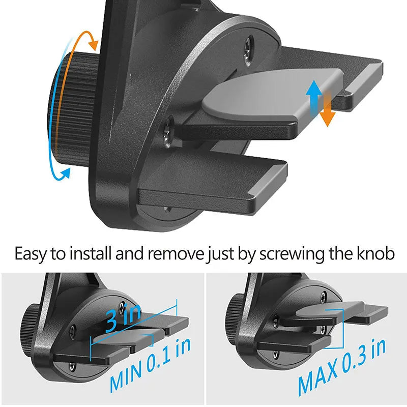 Magnetic Car Phone Holder – CD Slot Mount for iPhone & Android
