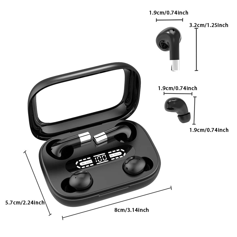 Kebidumei Bluetooth 5.4 Earbuds – ANC, 300H Standby, Waterproof