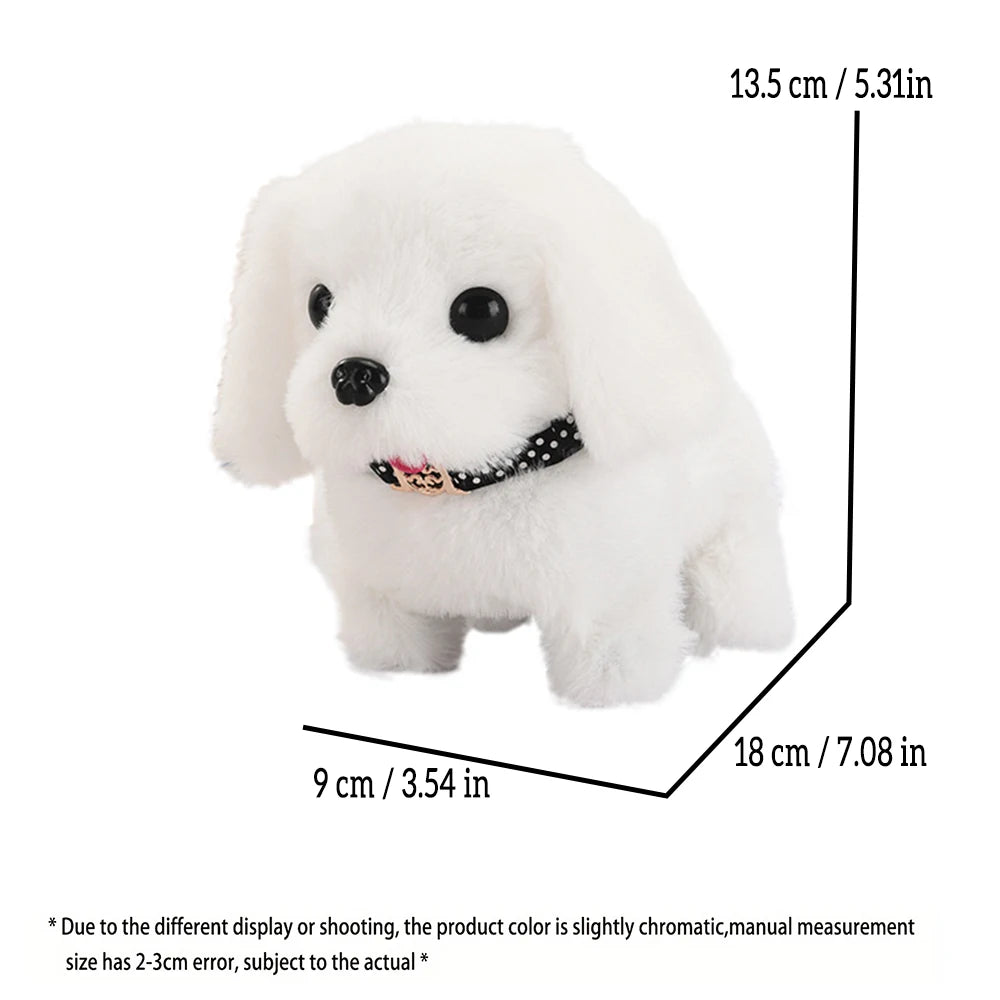 Realistic Plush Puppy Dog – Soft Stuffed Animal Toy
