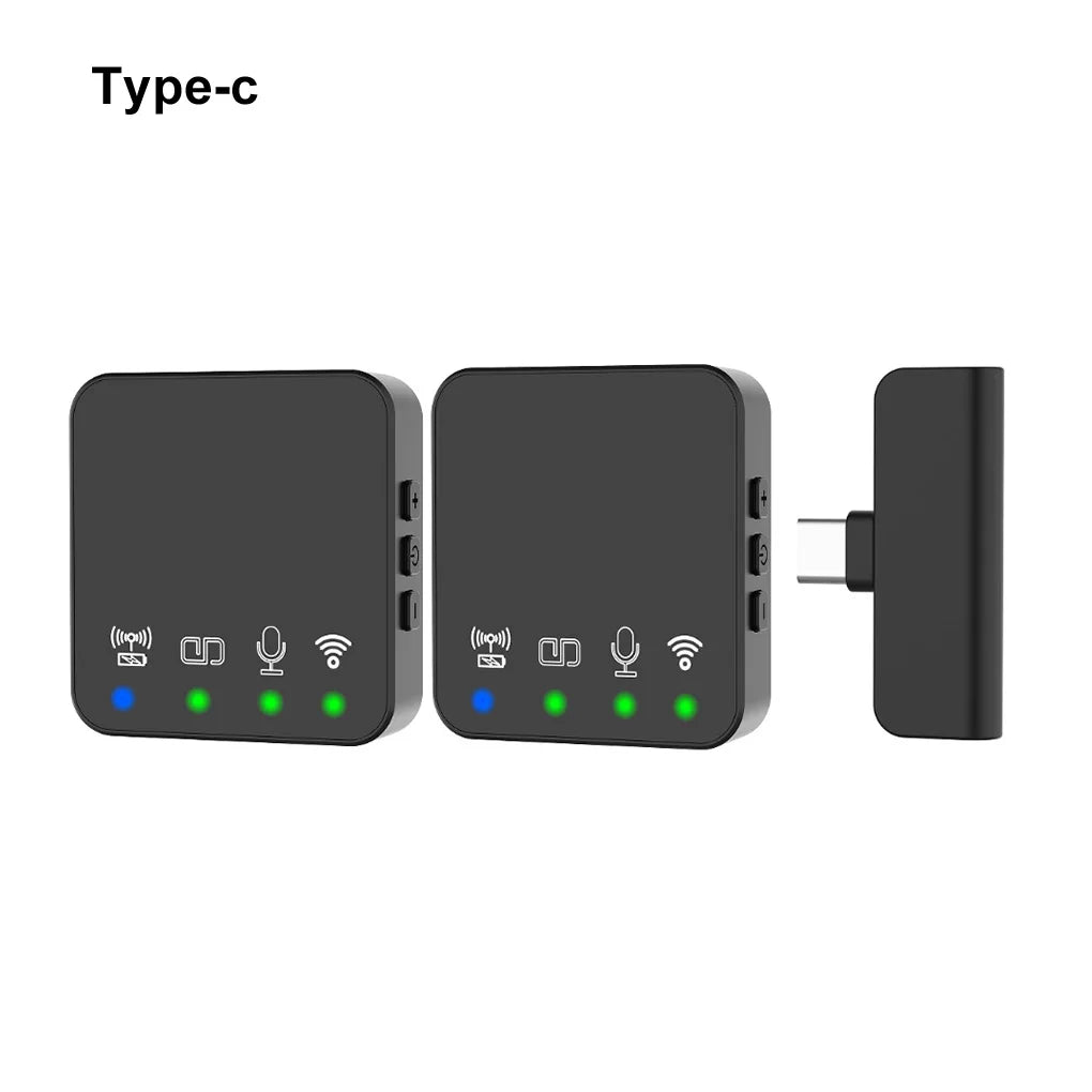 Wireless Magnetic Monitor & Lavalier Mic Kit for Vlogging & Streaming