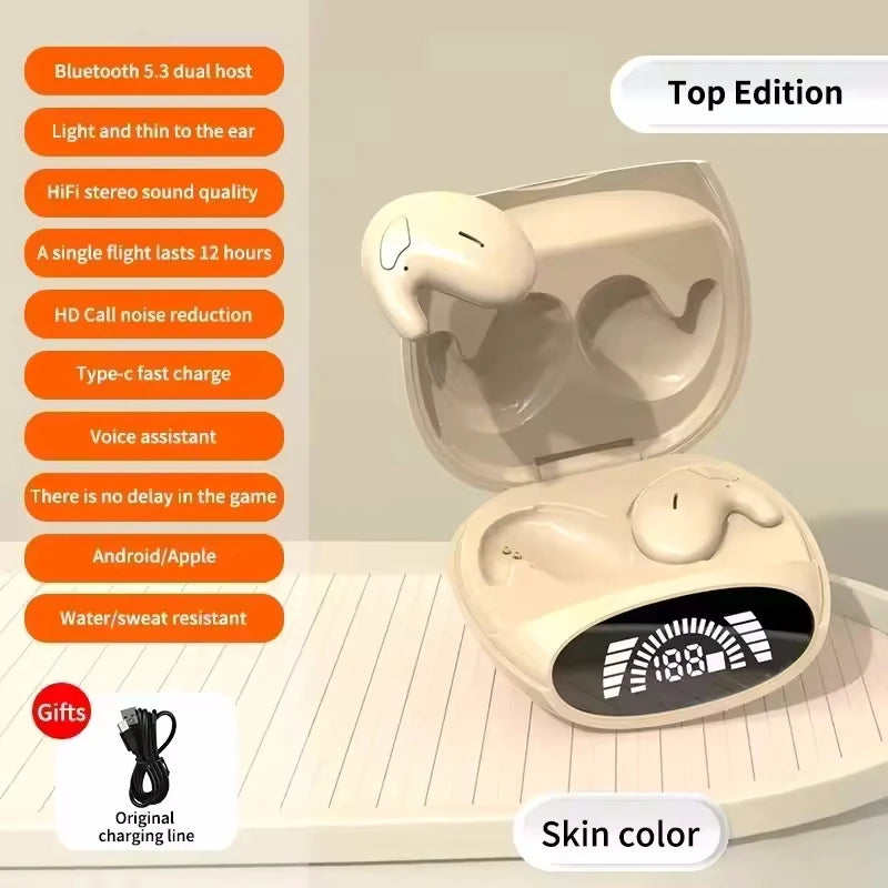AyeBeau TWS Bluetooth 5.3 Earbuds – Noise Cancelling, Waterproof, Hi-Fi Stereo